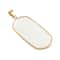 12 Pack: Moonstone Glass Oval Pendant by Bead Landing™